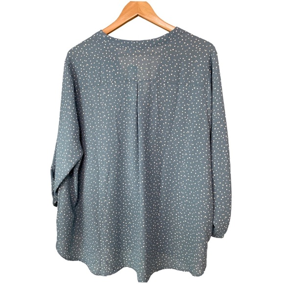 NWT Lush Warren Split Neck Blouse Size 2X - Picture 4 of 8